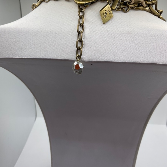 Sequin chain multi textured necklace - Picture 3 of 3